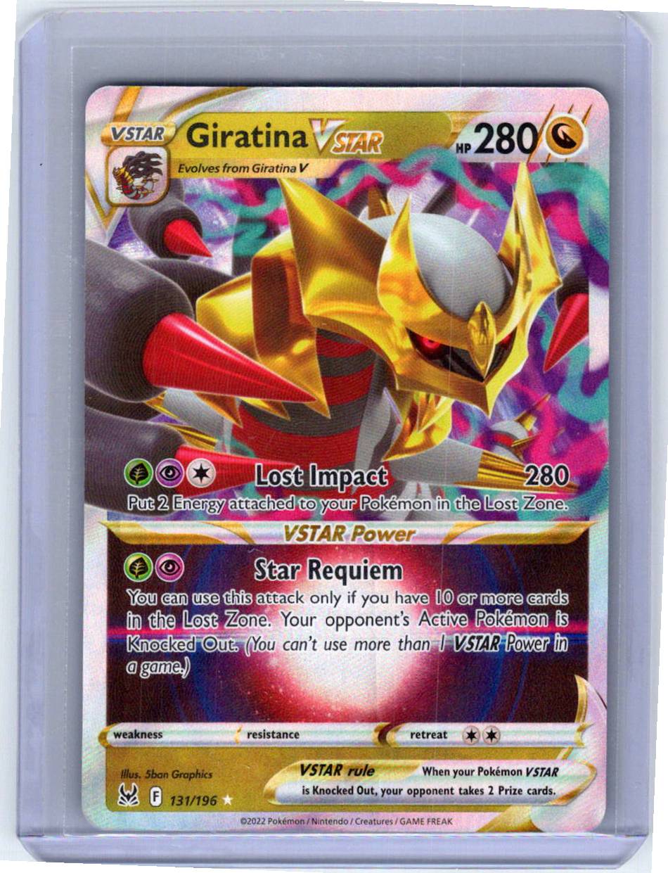 Pokemon Single Giratina VSTAR Lost Origin Ultra Rare 131/196