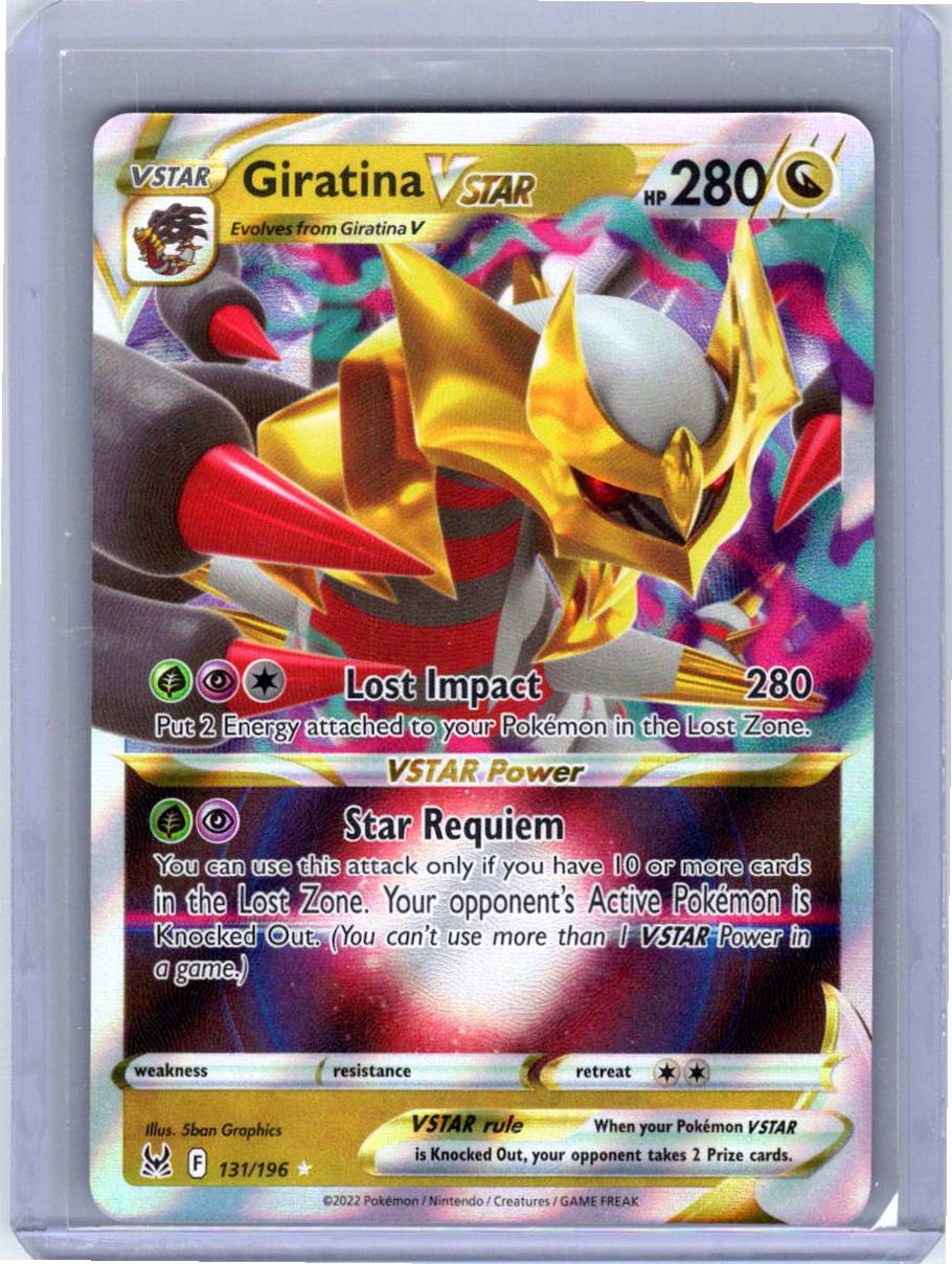 Pokemon Single Giratina VSTAR Lost Origin Ultra Rare 131/196