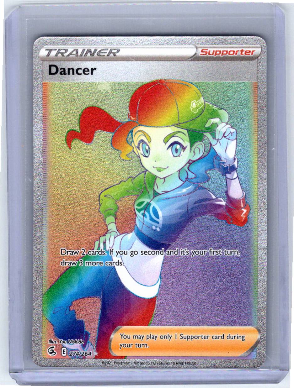 Pokemon Single Dancer (Secret) Fusion Strike Secret Rare 274/264