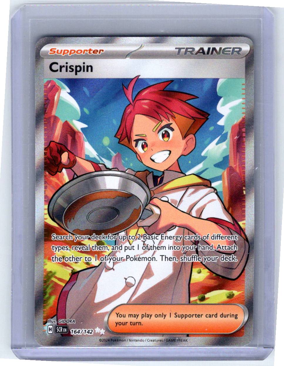 Pokemon Single Crispin Stellar Crown Ultra Rare 164/142