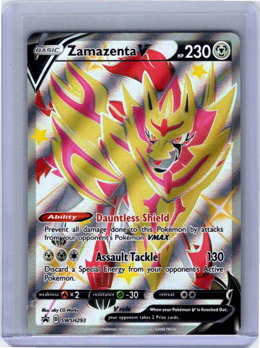 Pokemon Single Zamazenta V (Shiny) Sword & Shield Promo Promo SWSH293
