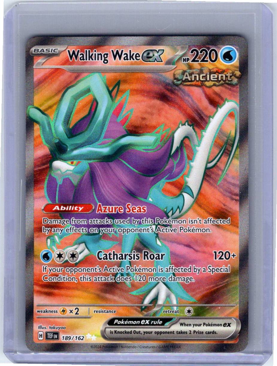 Pokemon Single Walking Wake ex Temporal Forces Ultra Rare 189/162