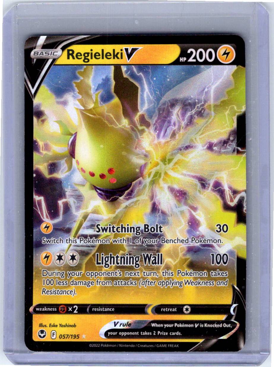 Pokemon Single Regieleki V Silver Tempest Ultra Rare 057/195