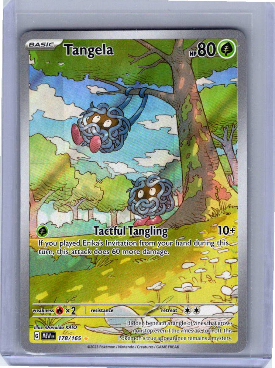 Pokemon Single Tangela SV: 151 Illustration Rare 178/165