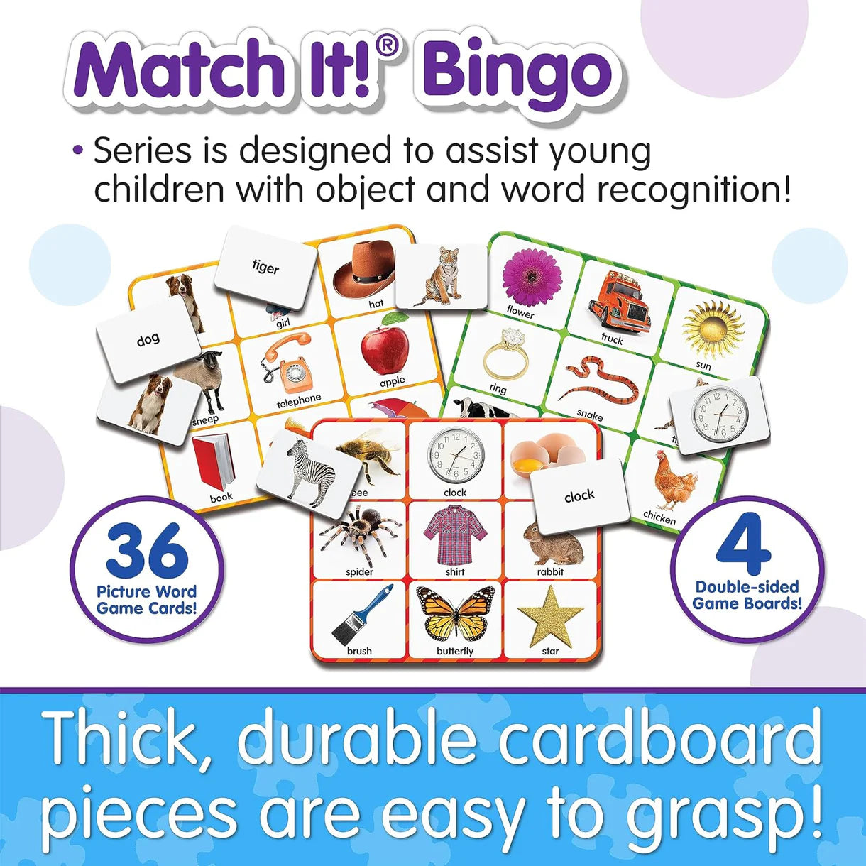 The Learning Journey- Match it - Bingo/Picture Word