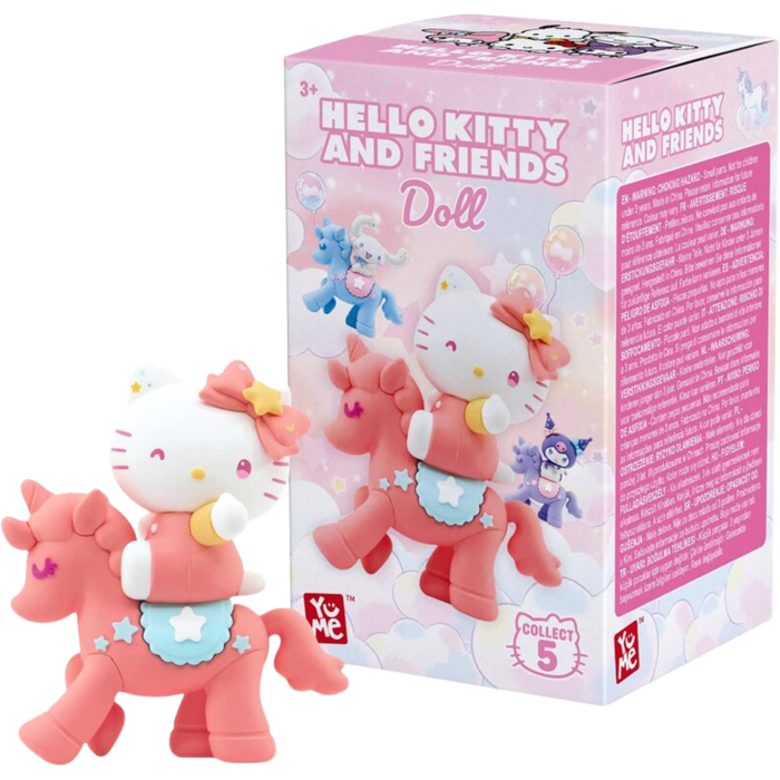 Hello Kitty & Friends 7cm Doll Unicorn Series Blind Box Vinyl Figure (Single Unit)