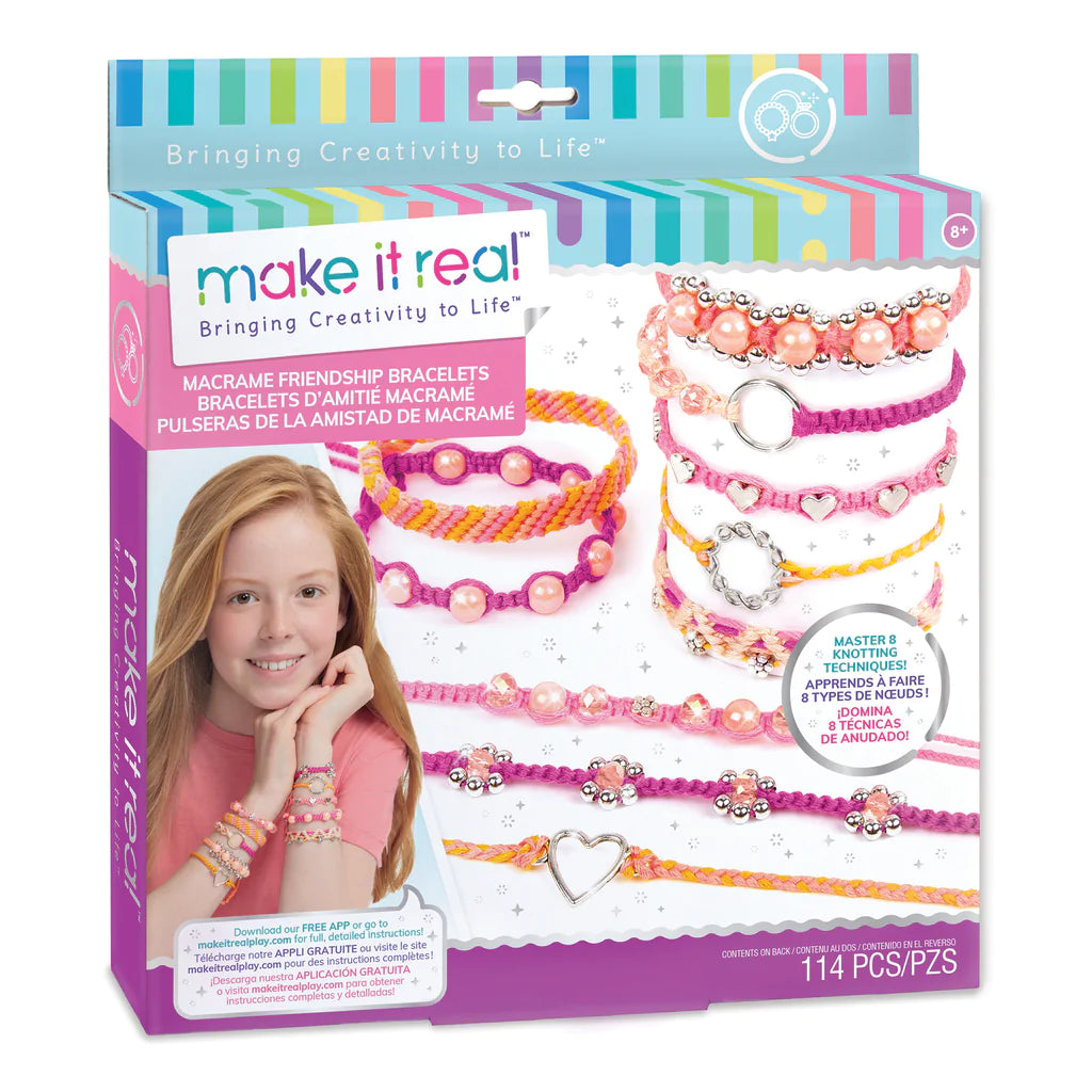 Make It Real - MACRAME FRIENDSHIP BRACELETS