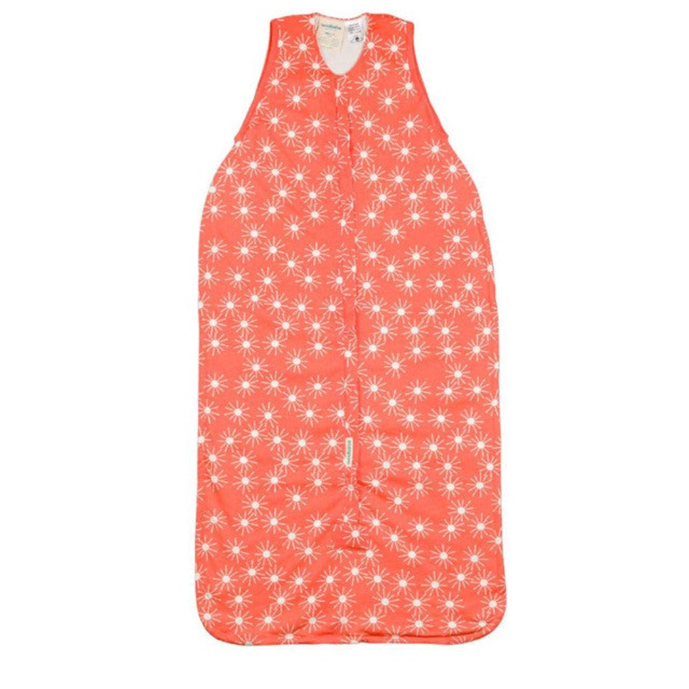 Woolbabe 3 Seasons Front Zip Merino/Organic Cotton Sleeping Bag - Tropical Sunshine 3-24 months