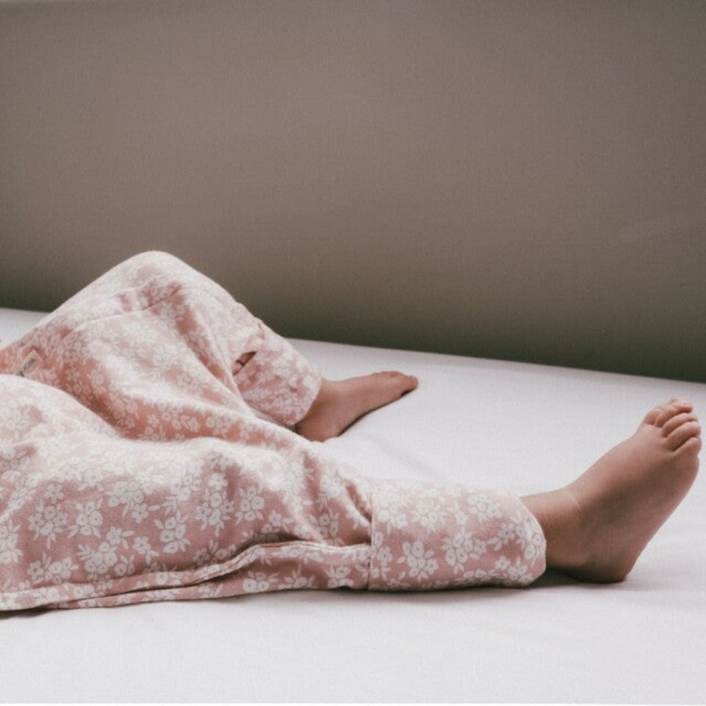 Woolbabe 3-Seasons Sleeping Suit - Peach Manuka 1-4 years