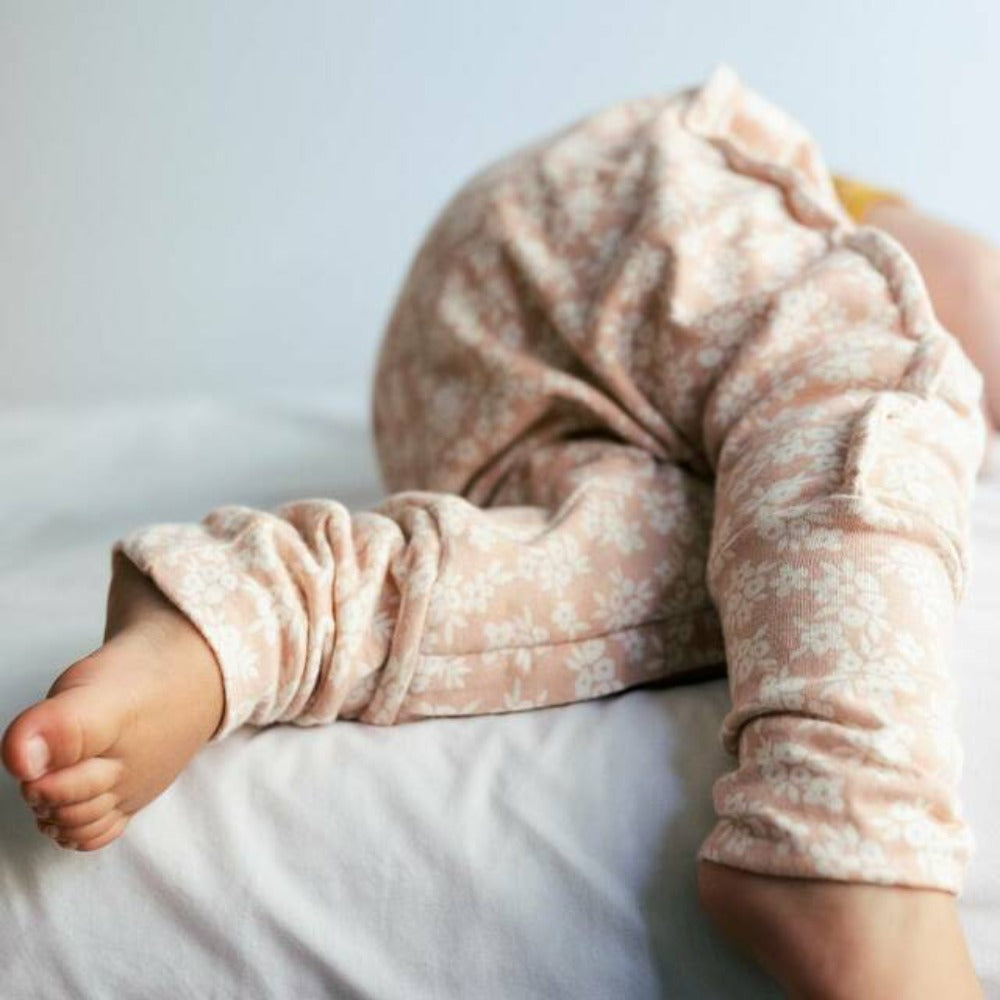 Woolbabe 3-Seasons Sleeping Suit - Peach Manuka 1-4 years