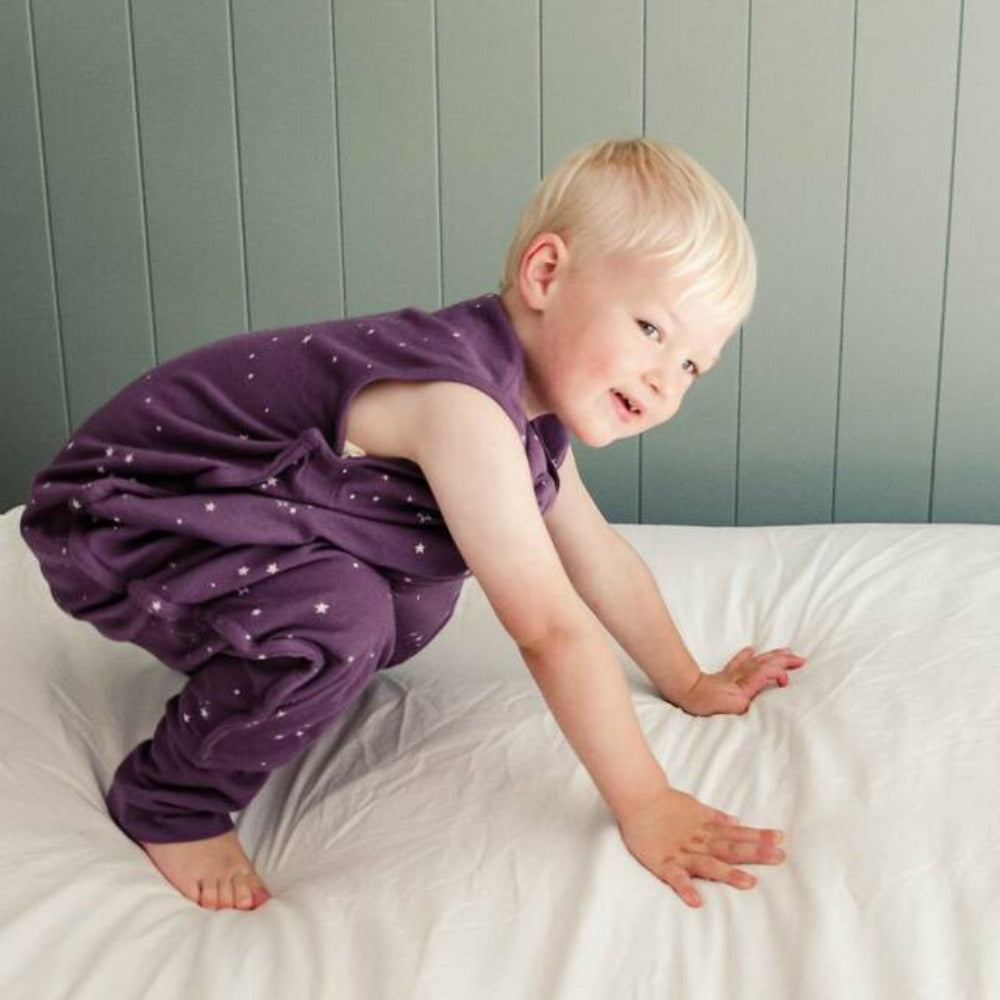 Woolbabe 3-Seasons Sleeping Suit - Twilight Stars 1-4 years
