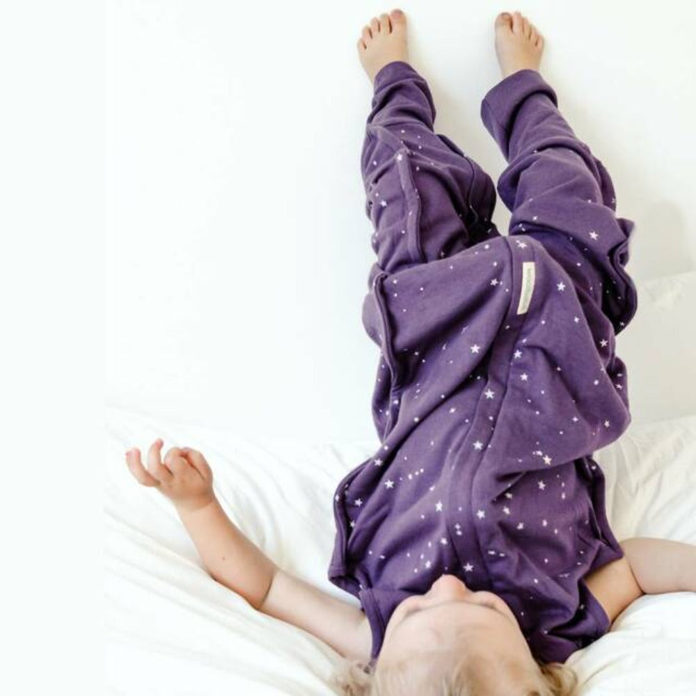 Woolbabe 3-Seasons Sleeping Suit - Twilight Stars 1-4 years