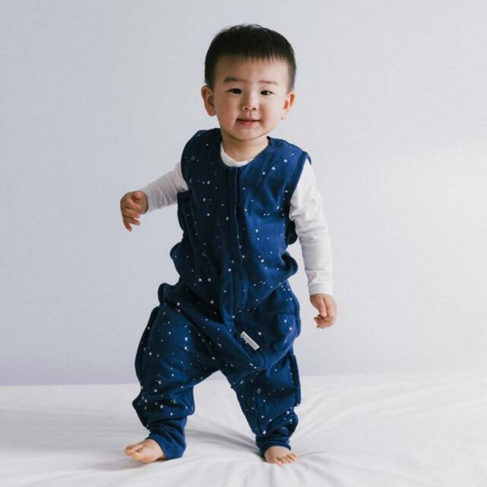 Woolbabe 3-Seasons Sleeping Suit - Tekapo Stars 1-4 years