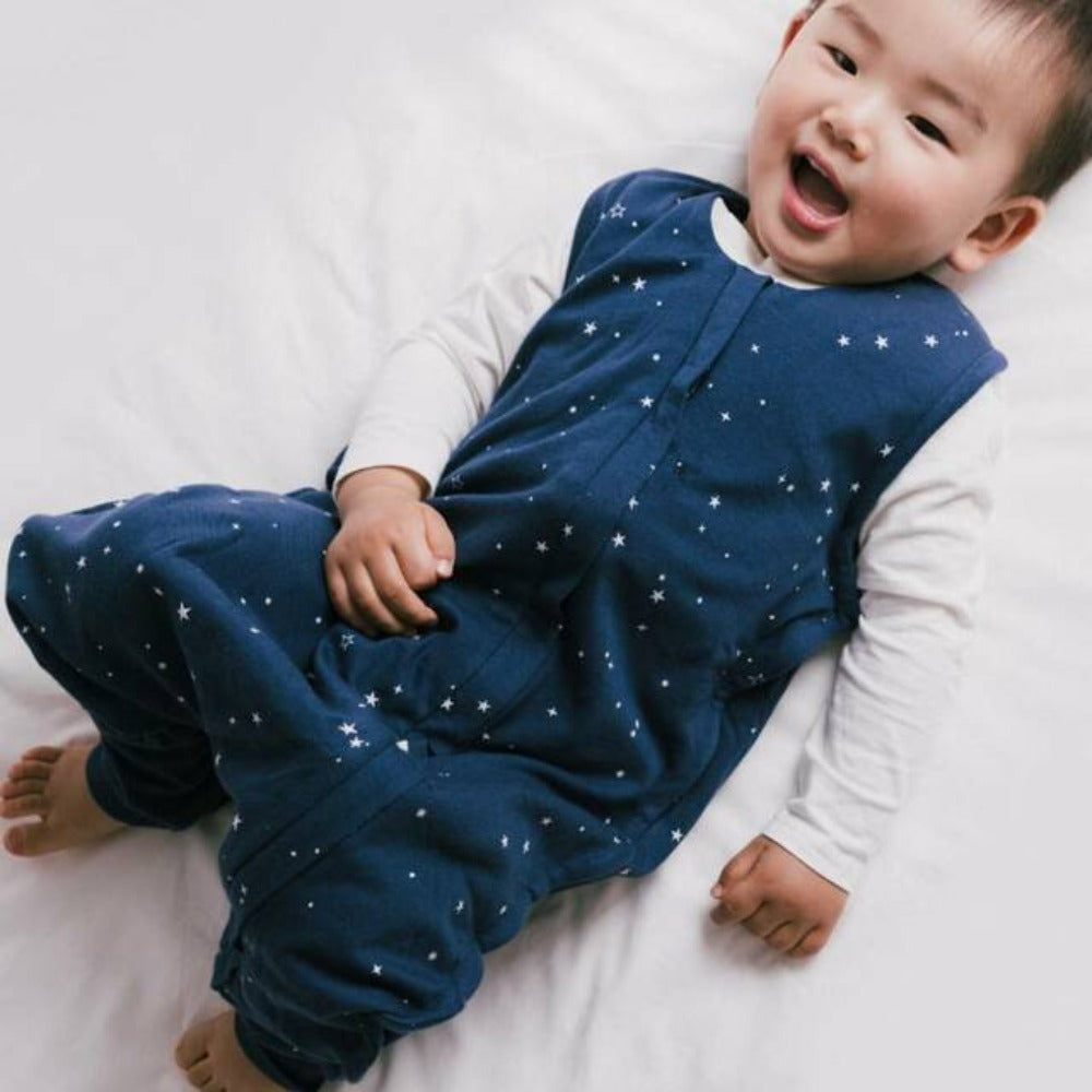 Woolbabe 3-Seasons Sleeping Suit - Tekapo Stars 1-4 years