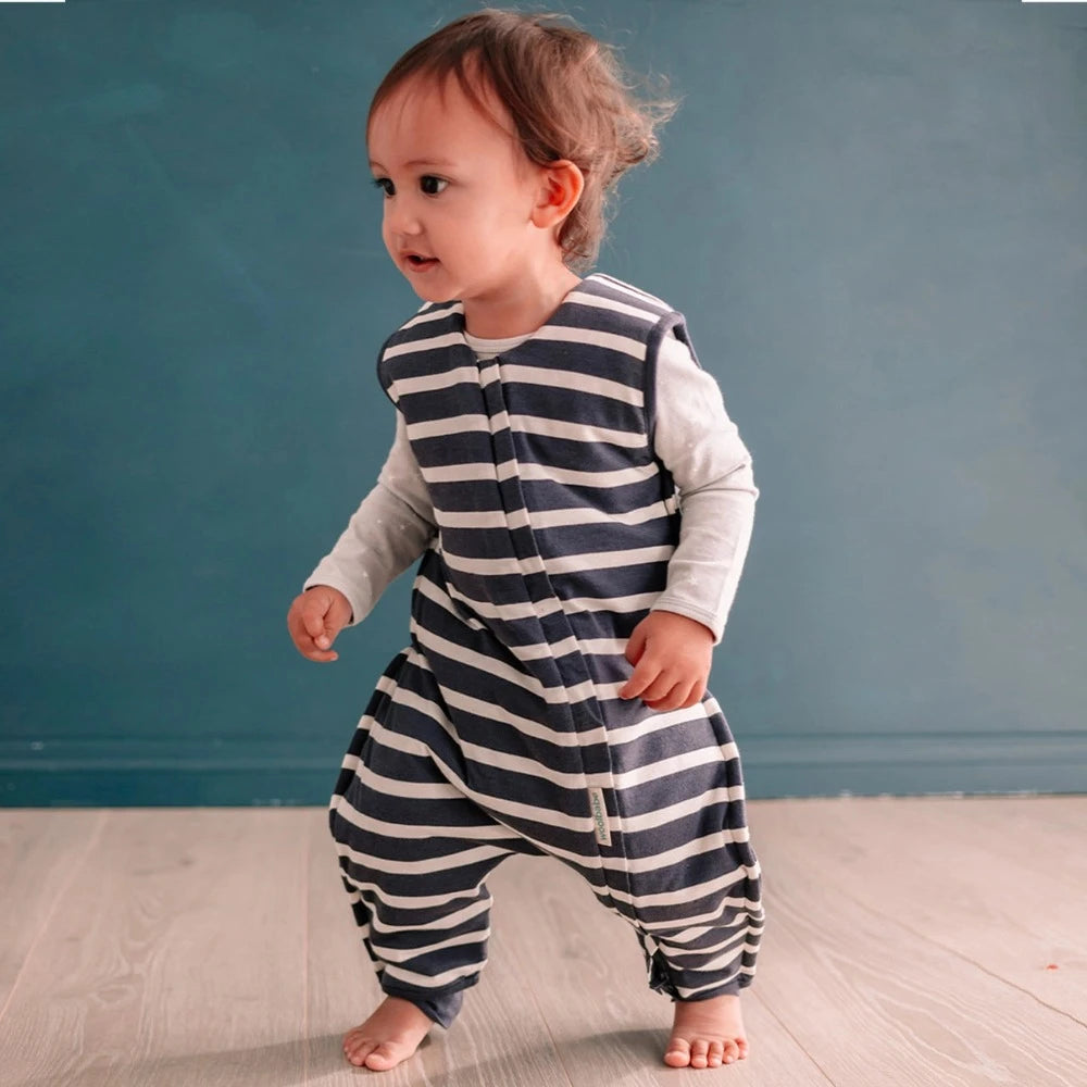 Woolbabe Duvet Merino/Organic Cotton Sleeping Suit - Karekare