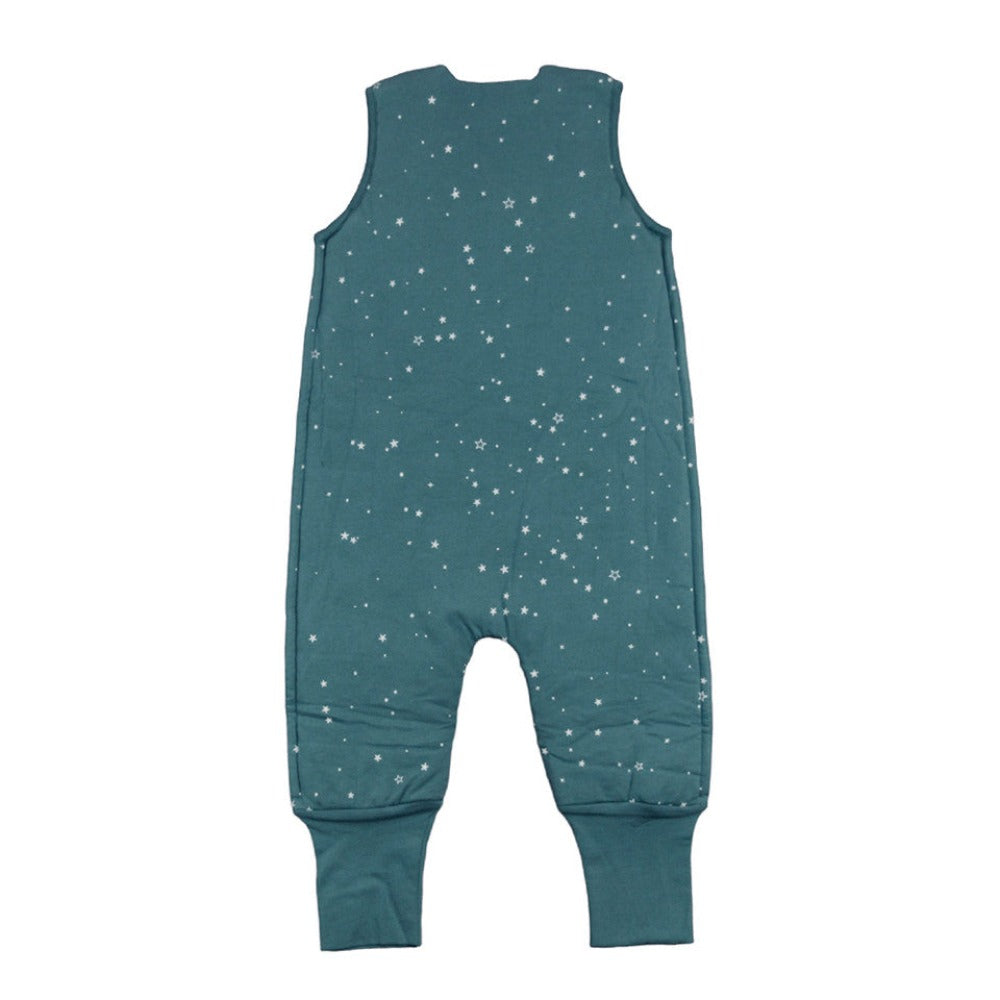 Woolbabe Duvet Merino/Organic Cotton Sleeping Suit - Pine Stars Size 1-5 years