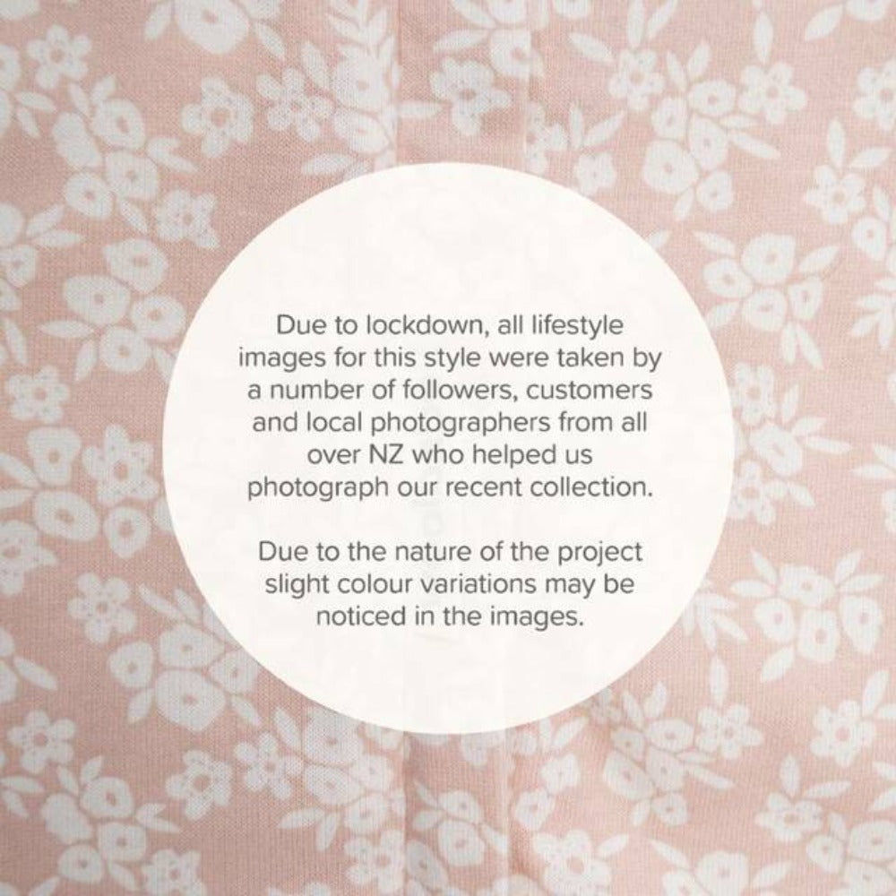 Woolbabe 3-Seasons Sleeping Suit - Peach Manuka 1-4 years