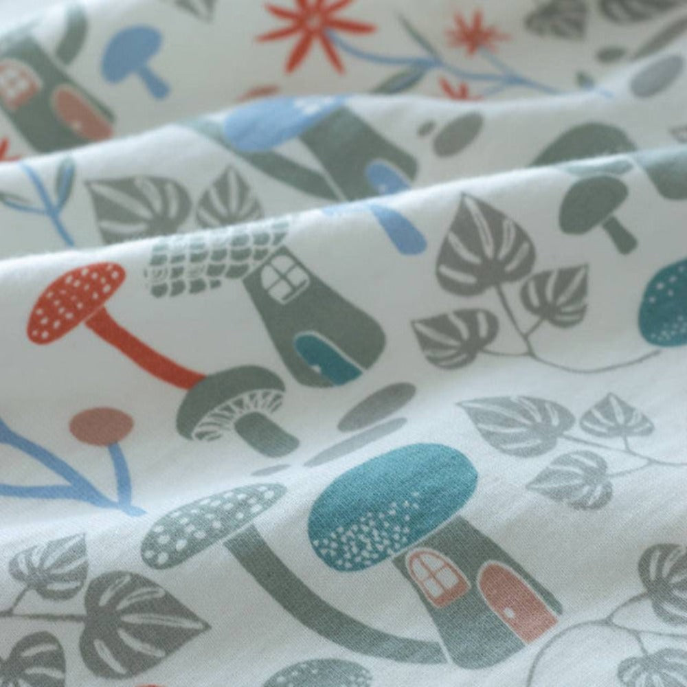 Woolbabe 3 Seasons Front Zip Merino/Organic Cotton Sleeping Bag - Spring Wonder 3-24 months