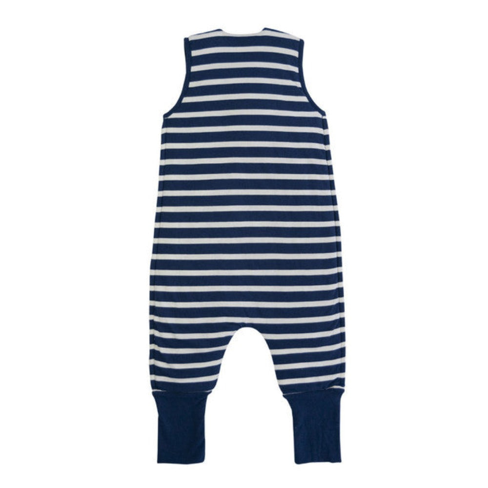 Woolbabe Duvet Merino/Organic Cotton Sleeping Suit - Midnight Size 1-2 years