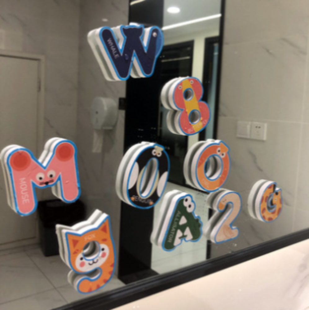 Bathtub Sticker Numbers Bath Toy – 36 Pieces