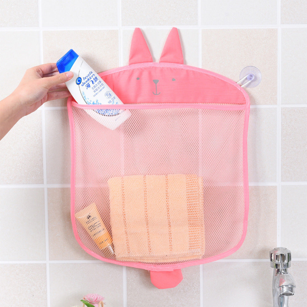 Cartoon Animal Shapes Baby Bathroom Mesh Bag For Bath Toys