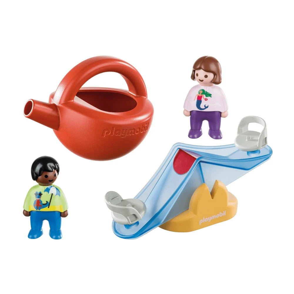 Playmobil 1.2.3. Water Seesaw with Watering Can