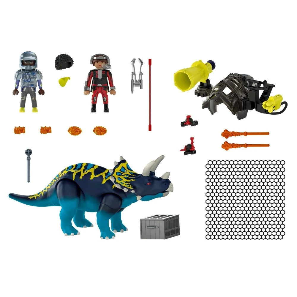 Playmobil Dino Rise Triceratops: Battle of the Legendary Stones
