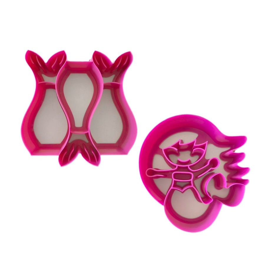 Lunch Punch Sandwich Cutters - Mermaid(Pairs)