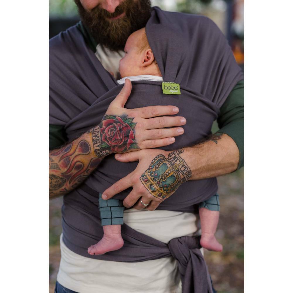 Boba Wrap - Organic - Organic Dark Grey