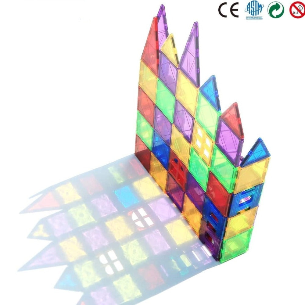 Giromag 32 Pcs Magnetic Tiles Building Blocks | Toytime NZ