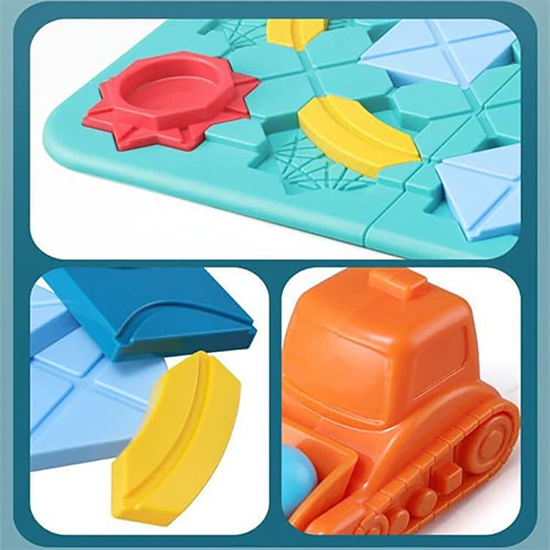 Logical Road Builder Car Games and STEAM toys