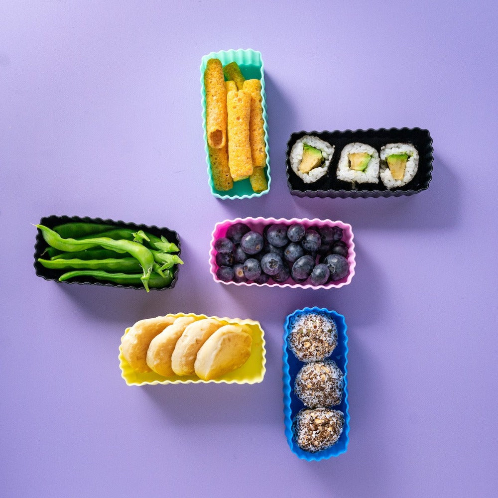 Little Lunch Box Co Bento Cups Rectangle - Multiple colours
