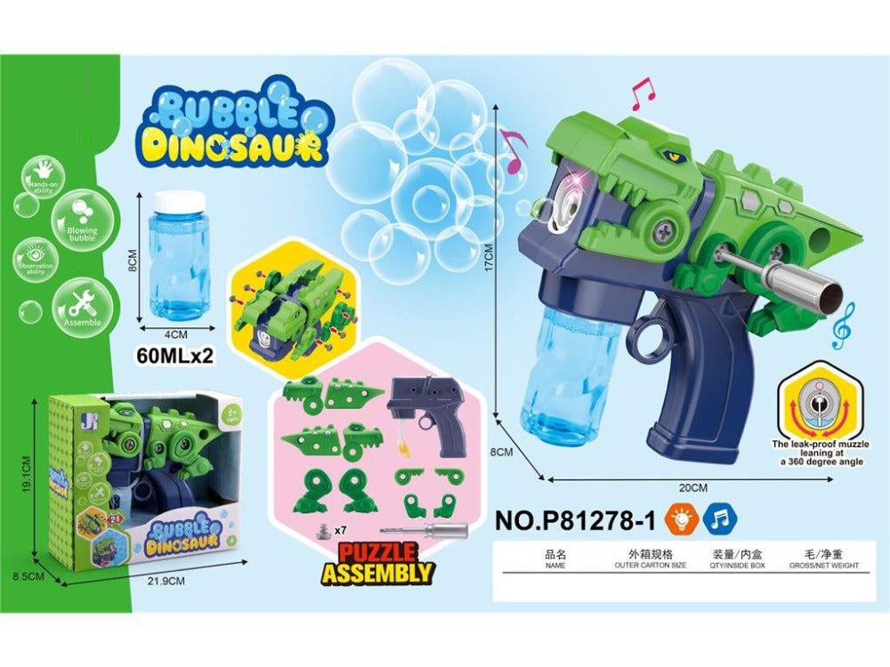 Bubble Gun Bubble Machine Outdoor Toy