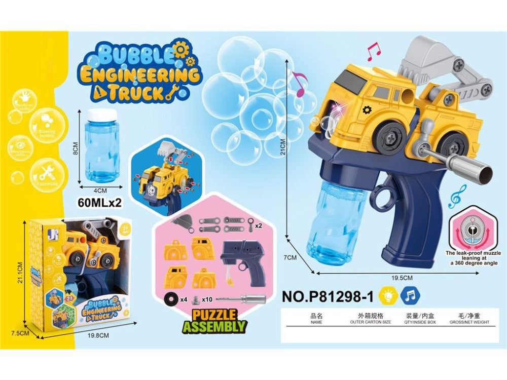 Bubble Gun Bubble Machine Outdoor Toy