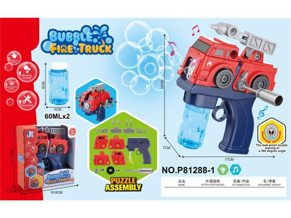 Bubble Gun Bubble Machine Outdoor Toy