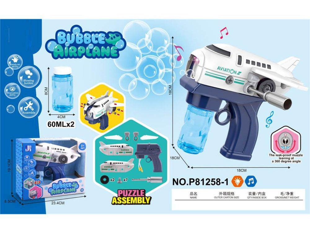 Bubble Gun Bubble Machine Outdoor Toy