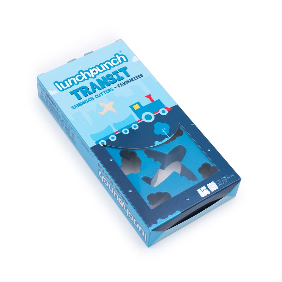 Lunch Punch Sandwich Cutters - Transit(Pairs)