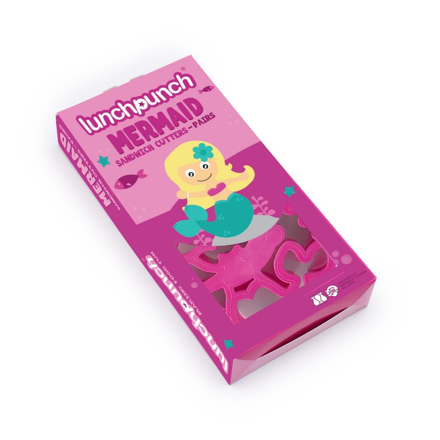 Lunch Punch Sandwich Cutters - Mermaid(Pairs)