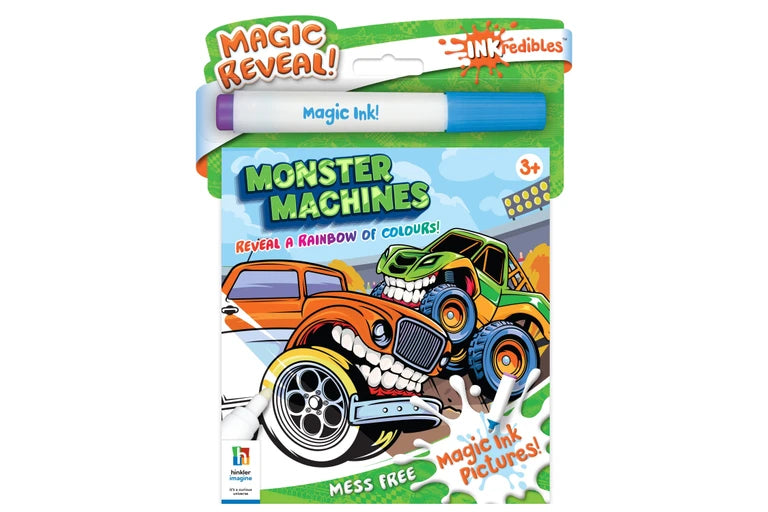 Inkredibles Monster Machines Magic Ink Pictures