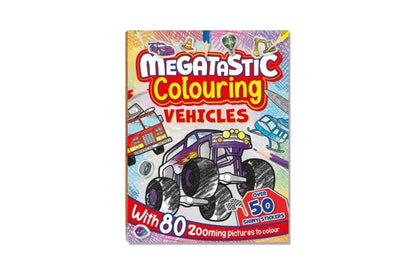 Bookoli Megatastic Colouring - Vehicles
