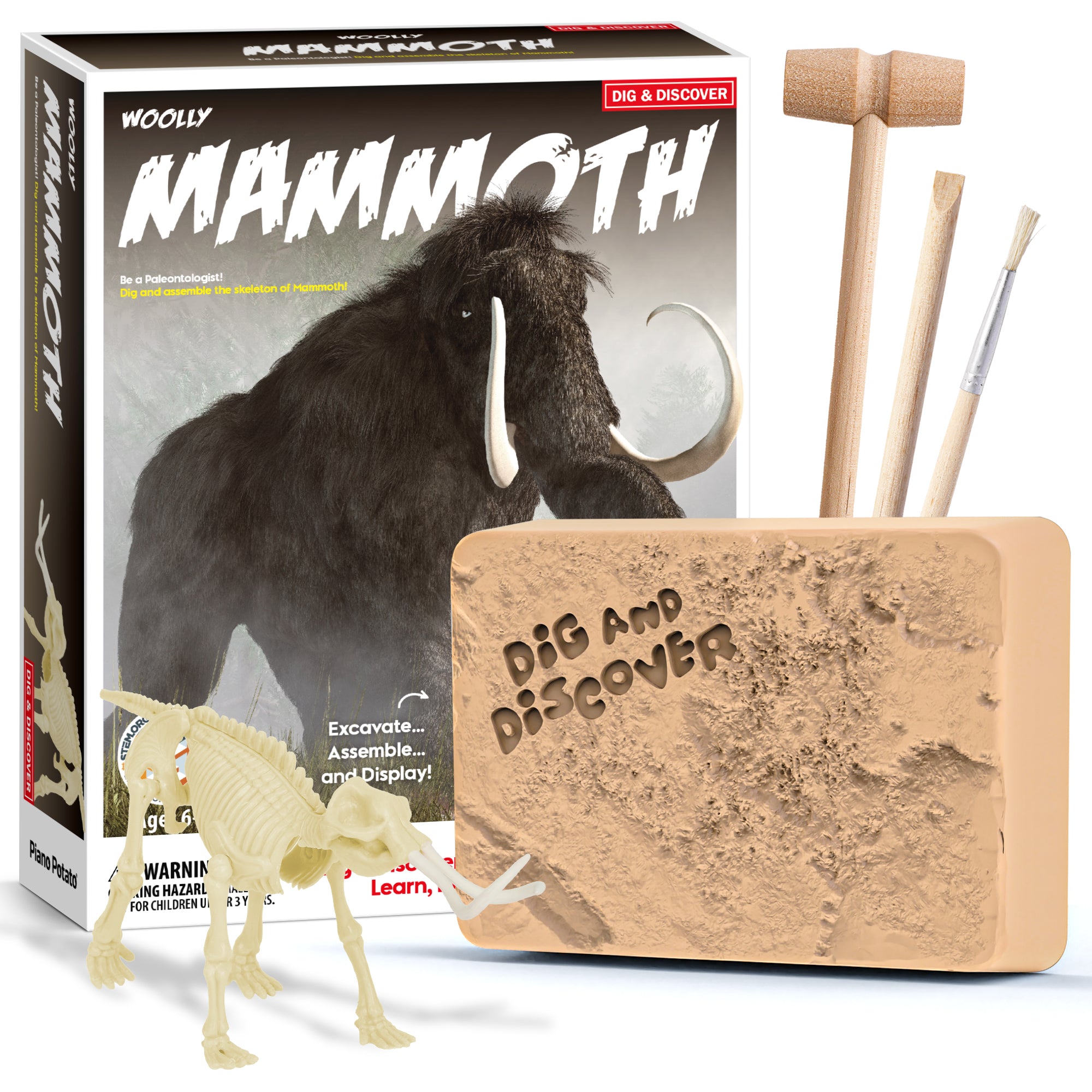 Piano Potato Dig Kits - Mammoth