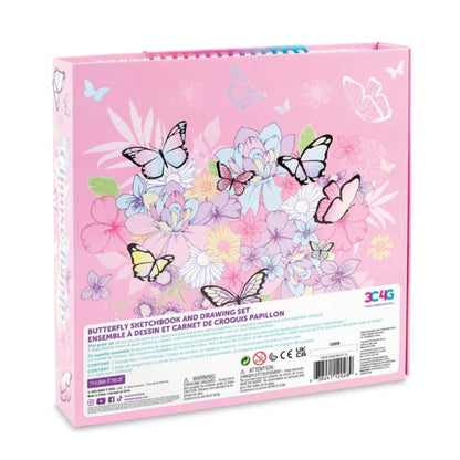 3C4G - Sketchbook & Drawing Set Butterfly