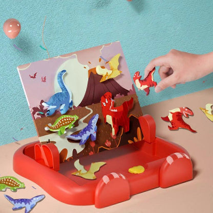 Multi-Function Magnetic Whiteboard Puzzle & Graphic Tablet Writing Gift Games for Kids