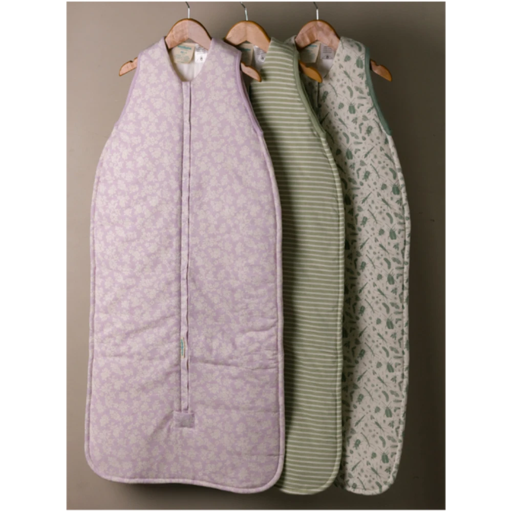 Woolbabe Duvet Front Zip Sleeping Bag - Limited Edition - Mauve Manuka 3-24 months