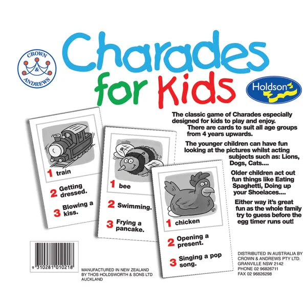 Holdson Charades For Kids Game