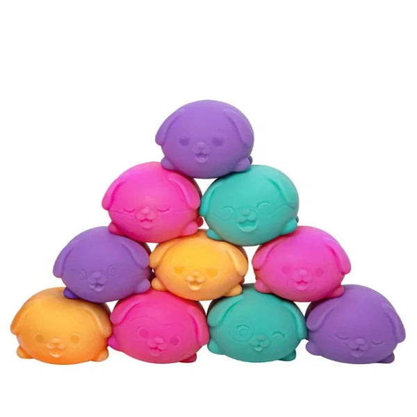 NeeDoh Teenie Funky Pups 3 Pack Assorted
