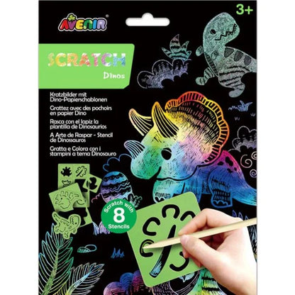 Avenir Stratch and Stencil Art - Dinosaurs