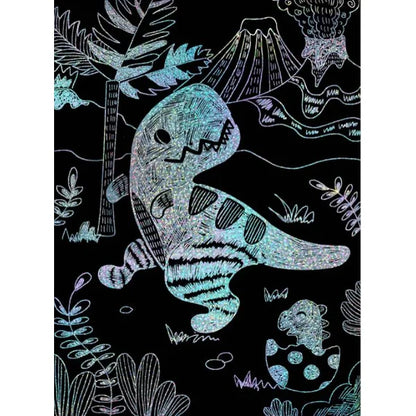 Avenir Stratch and Stencil Art - Dinosaurs