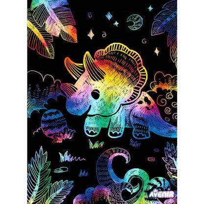 Avenir Stratch and Stencil Art - Dinosaurs