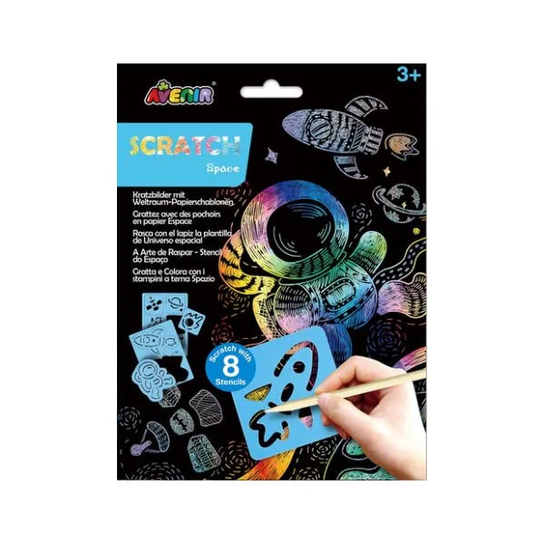 Avenir Stratch and Stencil Art - Space